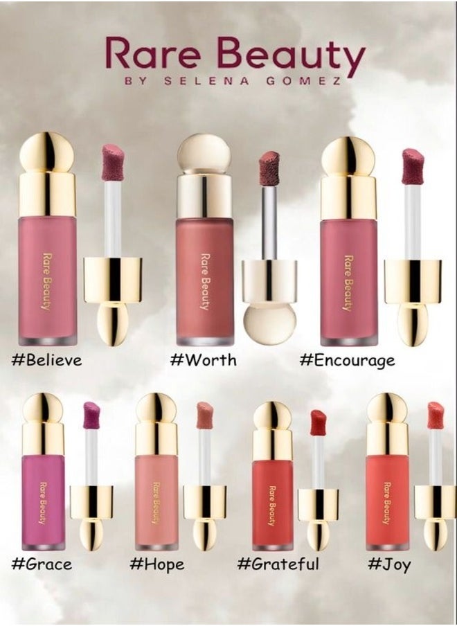 Rare Beauty - Rare Beauty by Selena Gomez Soft Pinch Liquid Blush – Grace - Matte Bright Rose Mauve, 7.5ml) | Weightless, Long-Lasting, Buildable Liquid Blush for a Natural, Radiant Glow - Image 1