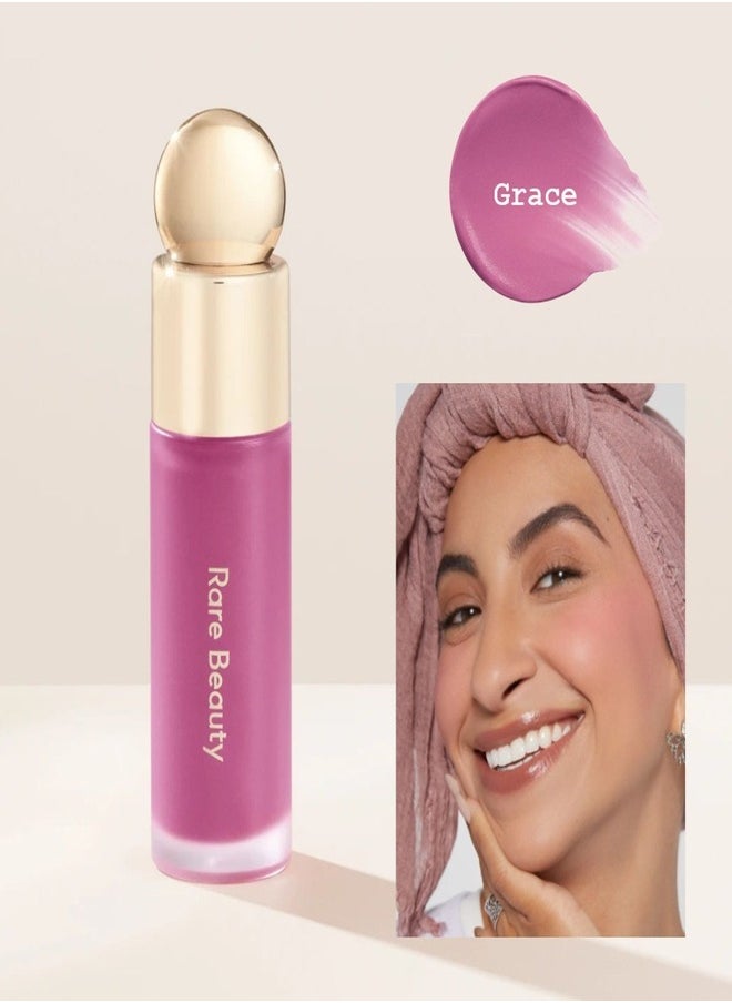 Rare Beauty - Rare Beauty by Selena Gomez Soft Pinch Liquid Blush – Grace - Matte Bright Rose Mauve, 7.5ml) | Weightless, Long-Lasting, Buildable Liquid Blush for a Natural, Radiant Glow - Image 1