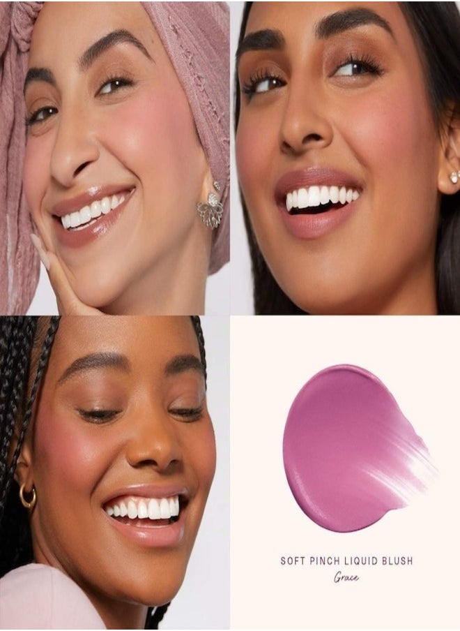 Rare Beauty - Rare Beauty by Selena Gomez Soft Pinch Liquid Blush – Grace - Matte Bright Rose Mauve, 7.5ml) | Weightless, Long-Lasting, Buildable Liquid Blush for a Natural, Radiant Glow - Image 1
