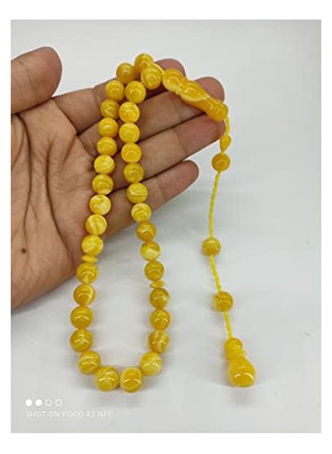 ماركة غير محددة 33 خرزة من مسبحة غبار العنبر الطبيعي  - Image 3
