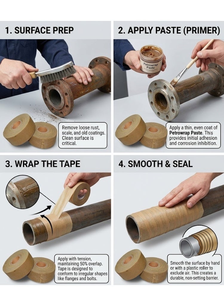 Petrowrap Anti-corrosion Grease Tape (2in) - Image 2