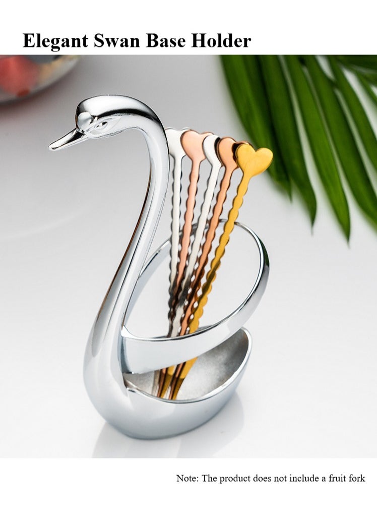 Elegant Small Silver Swan Base Holder for Coffee Bar & Dining, Perfect for Wedding & Entertaining Table Decor - pzsku/Z367A5778CC0DFDD4B9FBZ/45/_/1736589190/dd07a234-d641-4ecc-9983-67a9adec7df5