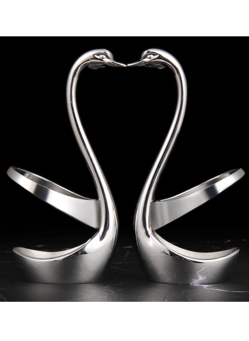 Elegant Small Silver Swan Base Holder for Coffee Bar & Dining, Perfect for Wedding & Entertaining Table Decor - pzsku/Z367A5778CC0DFDD4B9FBZ/45/_/1739088787/8e1d0752-9e74-45c3-b2f9-b2323f643396