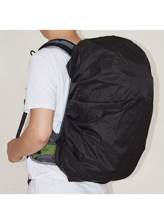 Sixfire Heavy Waterproof Nylon Rain Cover/Dust Cover - Elastic Adjustable for Laptop Bags and Backpacks, School Bag (20L-40L, Black) Pack of 2 - Image 3