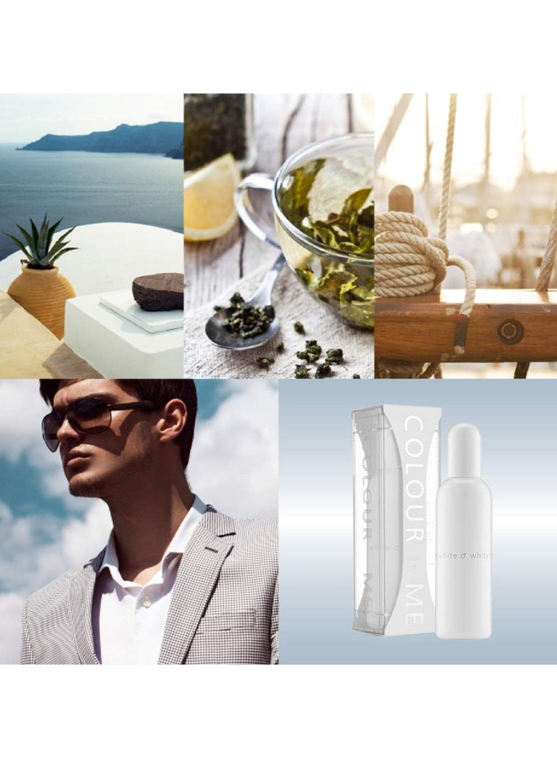 COLOUR ME White Eau De Parfum For Men 90ml - Image 4