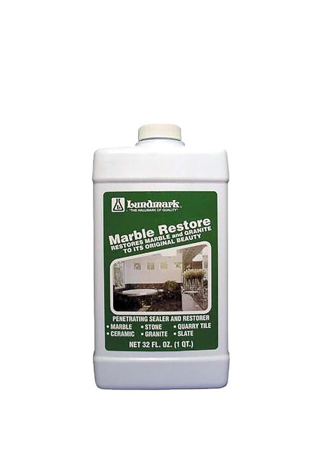 LUNDMARK MARBLE RESTORE SEALER & RESTORER, marble,garanite, stone 32 fl oz 3536F32-6 - Image 2
