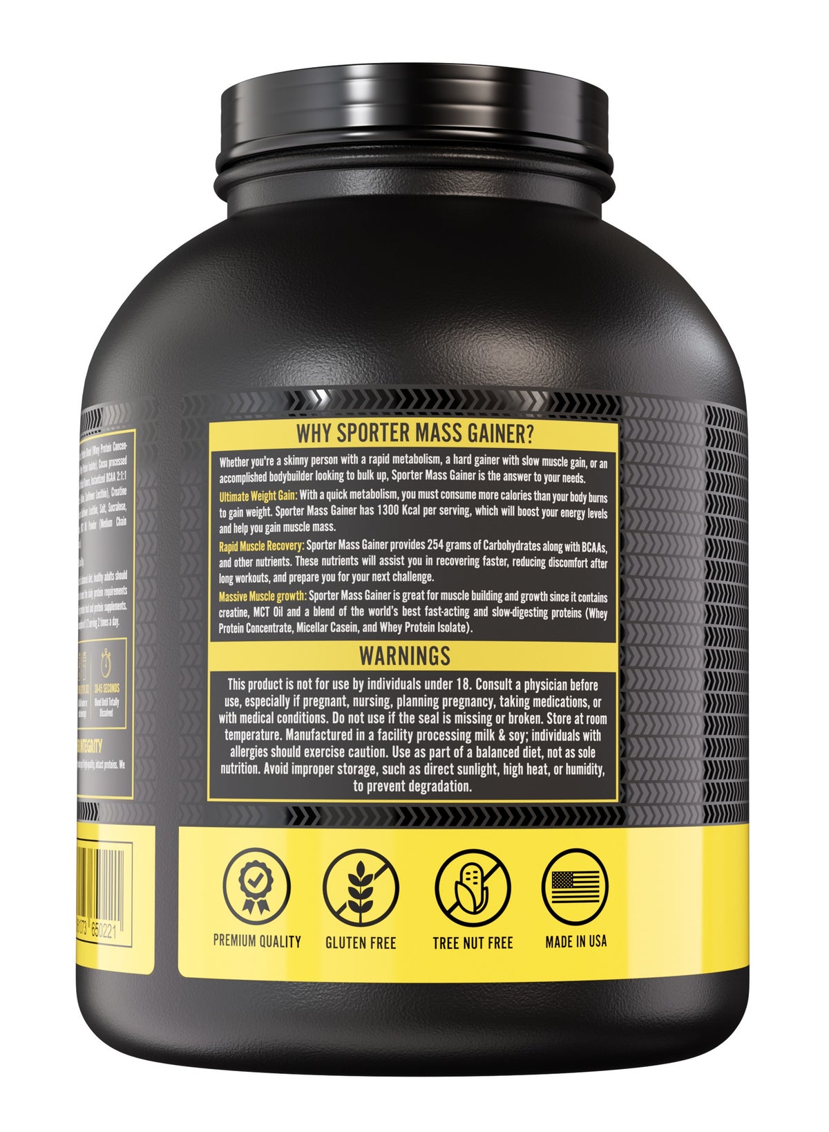 Body Builder Extreme Chocolate Mass Gainer 5lb