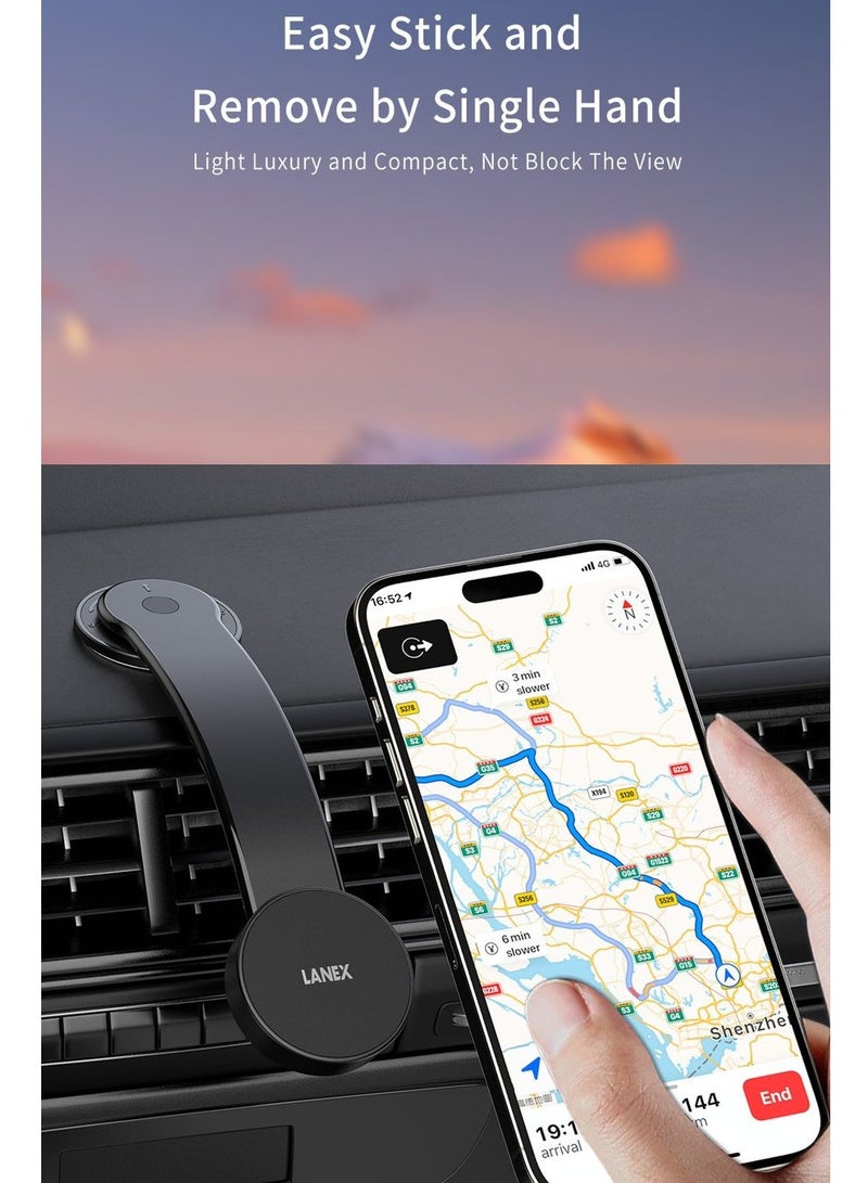 LANEX Lanix 360 Degree Rotating Magnetic Car Phone Holder - Image 5