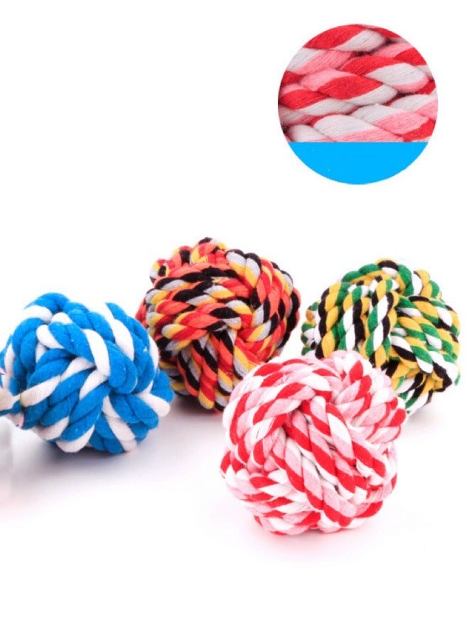 1PC Chew Rope Dog Toy, Cotton Chew Rope for Dogs, Suitable for all Ages and Breeds, Braided Dog Chewing Toy, Thick and Strong, Pet Toys & Accessories( Color Random) - Image 4