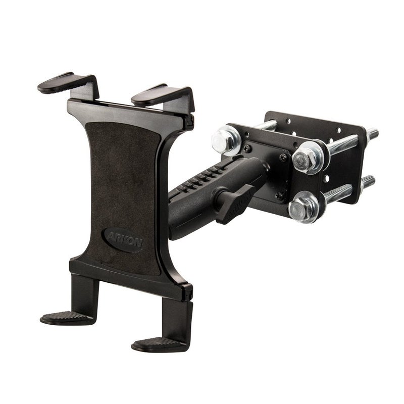 ARKON Mounts Front Guard Mount with Tablet Holder Forklift Accessories Forklift Tablet Mount Effortless Installation Industrial Strength Fits iPad and Samsung Tablets