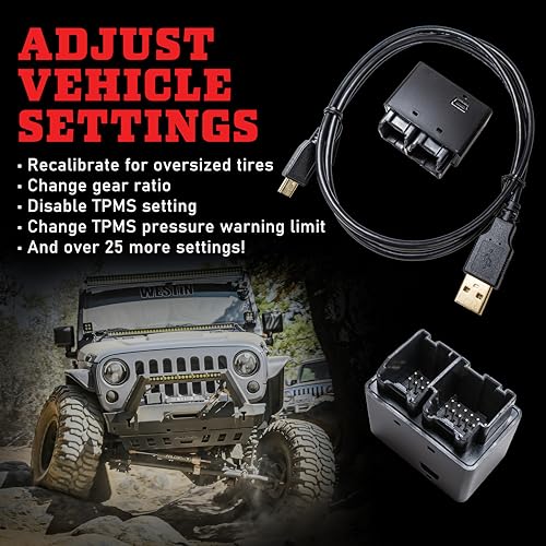 Z Automotive جهاز برمجة تازر ميني من زد أوتوموتيف | يناسب جيب رانجلر JL من 2018-2024 وجيبت غلادياتور JT | تخصيص أكثر من 70 إعدادًا | ينشط قفل الدبوس المضاد للسرقة، وضع تسلق الصخور، وضع الونش والمزيد! - Image 3