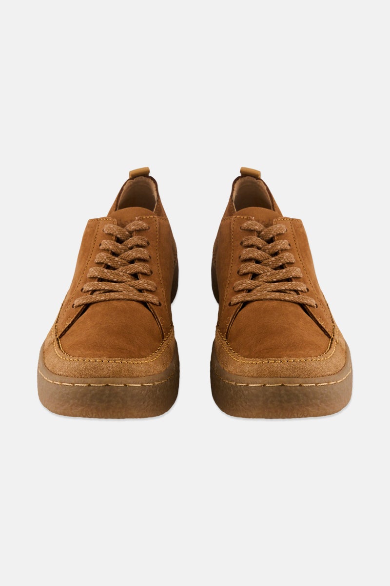 clarks Women Standard  Barleigh Lace Up Casual Shoe, Camel Brown - Image 4