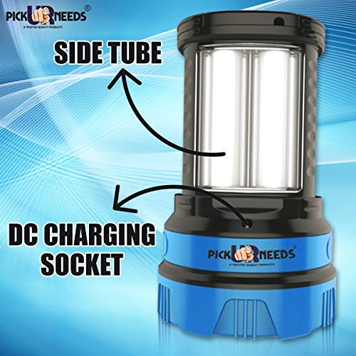 Pick Ur Needs Long Range Search Torch Light 50 Watt Rechargeable with 2 Side Emergency Tube Light (Color-As per Availability) - Image 4