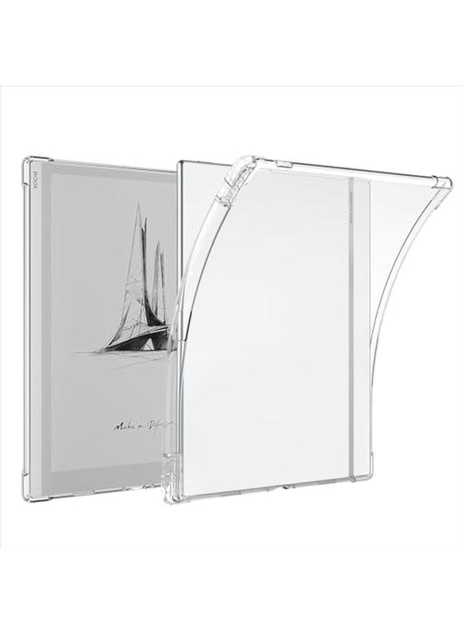 erorex - Clear Case Compatible With Onyx Boox Go 2024 10.3 Inch Ebook Transparent Silicone Flexible Soft Back Cover With Pen Holder For Boox Go 10.3'' - Image 1