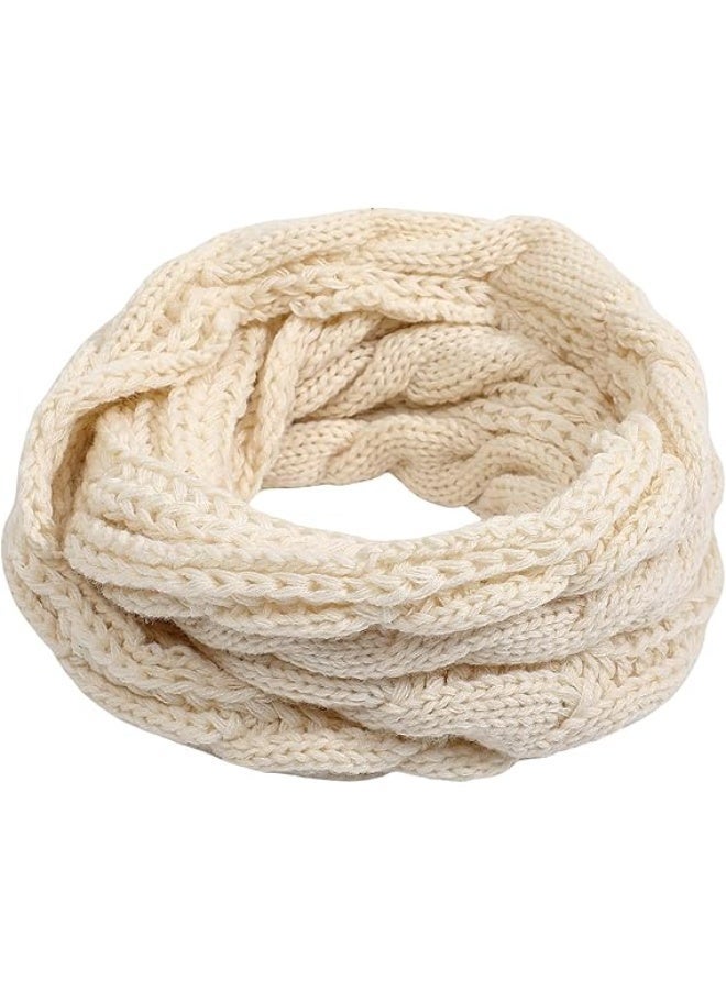 HZYH Scarf For Women, Winter Scarf Infinity Scarf For Women For Cold Weather, Warm Knit Winter Infinity Circle Loop Scarf - Image 1