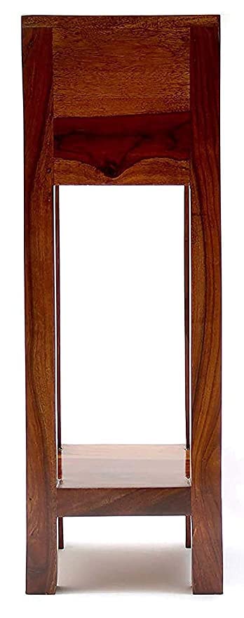 umark Wood Tall End Table Side Table With A Drawer Bedside For Living Room Bedroom Home Office Natural Finish - Image 3