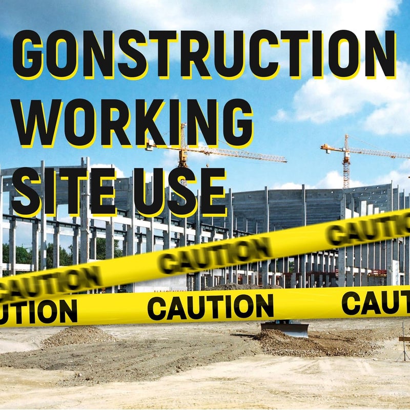 TopSoon Non-Adhesive Bright Yellow Caution Tape 3-Inch by 1000-Feet Do Not Enter Tape Roll, Highly Visible Barricade Tape Premium Weatherproof Safety Barrier Tape - Image 5