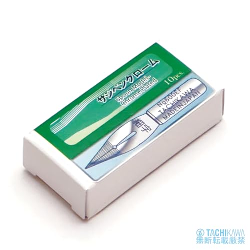 Tachikawa Pin Seisakusho T600C-10 Nib T-600 Chrome, Pack of 10 - Image 2