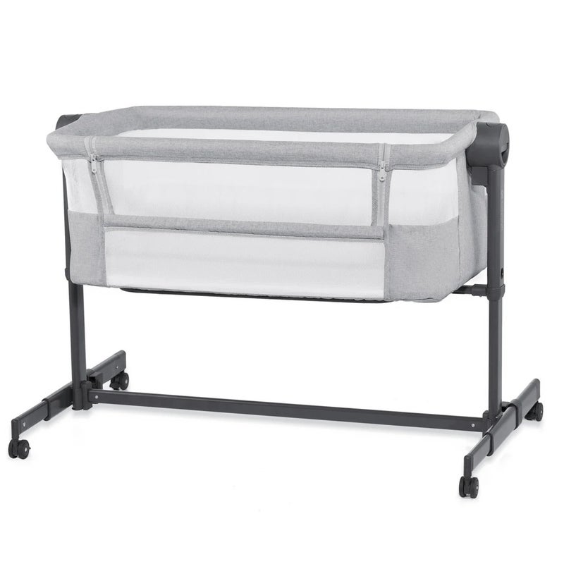 Kinderkraft - Adjustable Baby Bedside Crib Nestee Up2 2 in 1 - Light Grey - 29511 - Image 1
