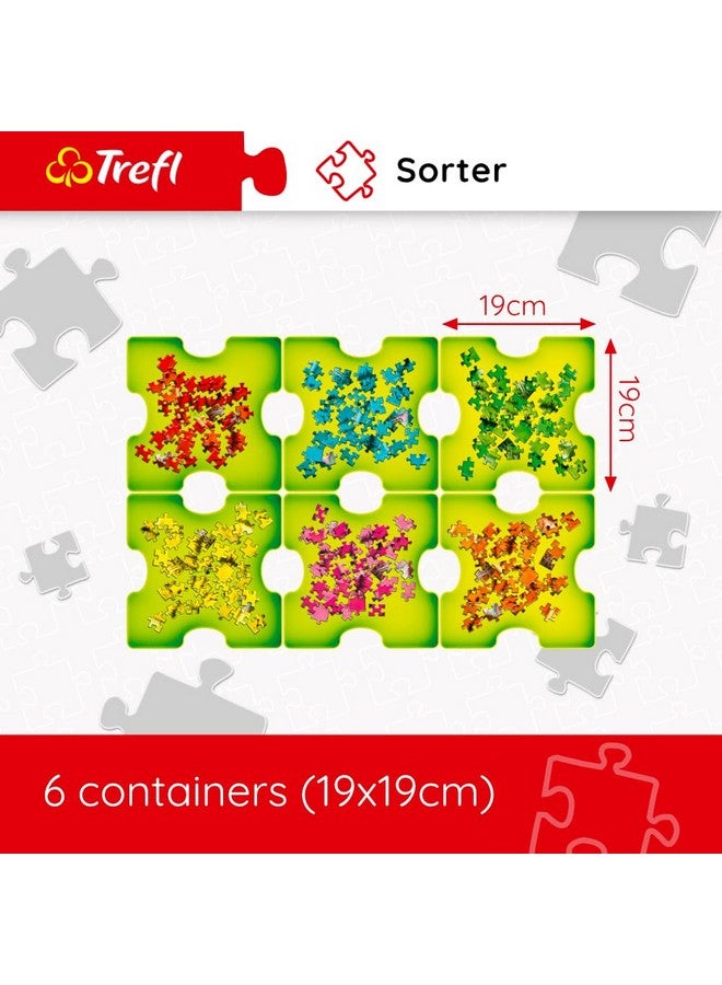 Trefl Puzzle sorter, Sorting Trays aid Allows Safe Storage and Transport of Puzzle containers - Image 5