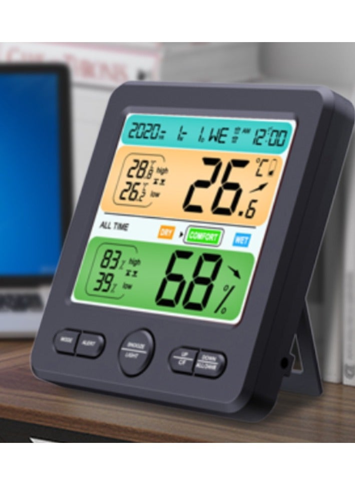 general Room Thermometer Hygrometer, Digital Accurate Indoor Temperature Humidity Sensor with Smart Alert, LCD Bluetooth Temperature Humidity Monitor  - Image 2