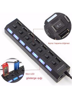 USB 2.0 Hub Power Strip 7 Port On/off Switch Surge Protection Computer Multiplexer - pzsku/Z367B257CFC25C34F84A6Z/45/_/1730722861/c71737cb-d5f2-4a86-a585-bd9a8d531855