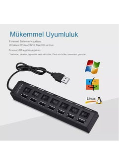 USB 2.0 Hub Power Strip 7 Port On/off Switch Surge Protection Computer Multiplexer - pzsku/Z367B257CFC25C34F84A6Z/45/_/1730722893/33b9dec4-6554-4740-a746-2547e8fd3b89