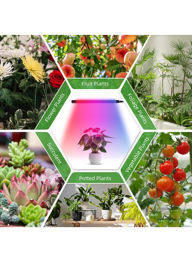 Generic LED Grow Lights with Full Spectrum Clip Plant Growing Lamp with Red Blue LED for Indoor Plants 10-Level Dimmable with 3/9/12H Timer 4-Head  - Image 4