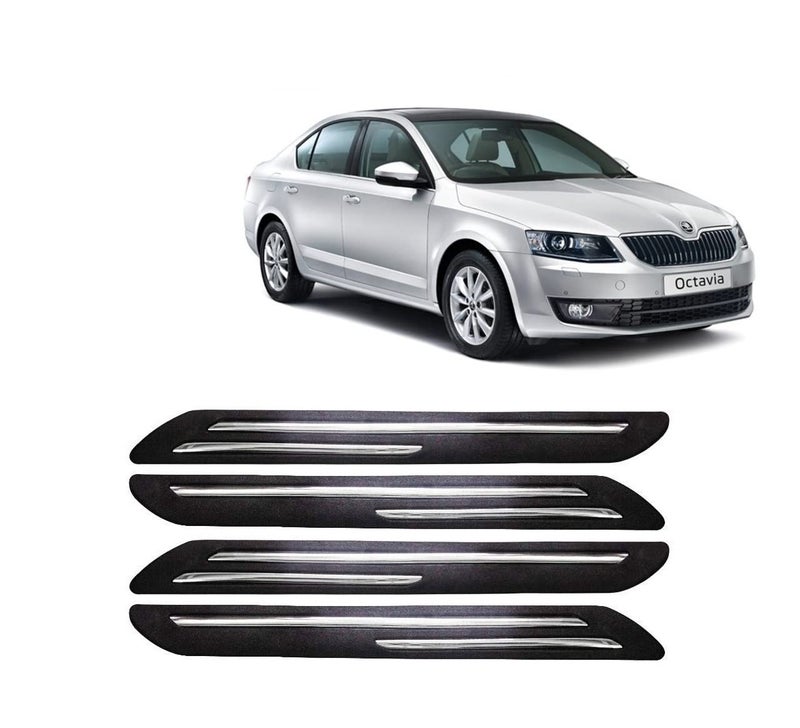Car Bumper Guard for Skoda Octavia (2004-2013) - (Chrome Strip)