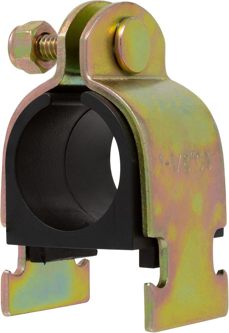 Metpure Rubber Cushion Strut Clamp 1" NOM (1-1/8" OD) for Mounting Copper Piping, PEX Pipe, CVPC Tubing - 5 Pack - Image 3
