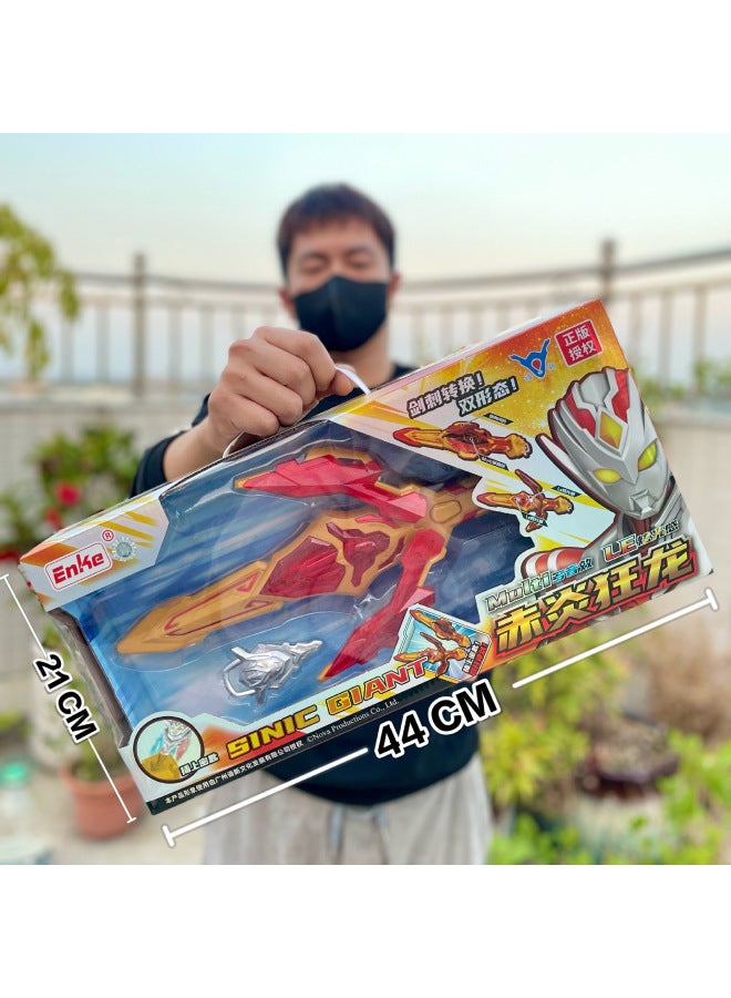 Children's Genuine Chinese Superman Toy Shaper Doll OTE Monster Boy Gift Box Full Set Of Toys-Color:888-15 Soft Plastic Superman Monster - Image 5