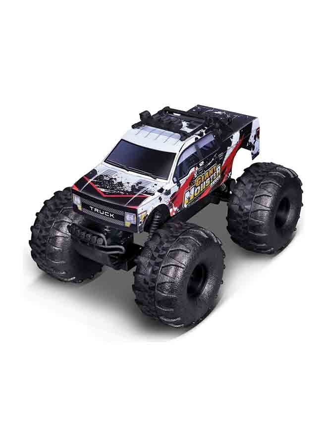 Maisto Giant Monster Truck White RC Remote Control Vehicle 2.4Ghz USB Gift for Kids Girls & Boys Electric Powered High Speed Vehicle for All Ages - Image 3