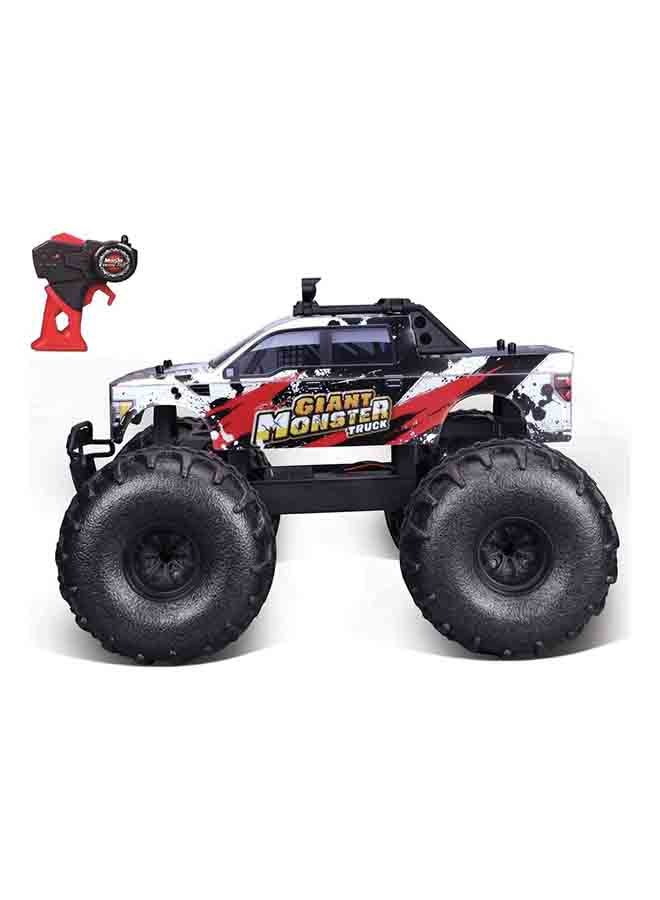 Maisto Giant Monster Truck White RC Remote Control Vehicle 2.4Ghz USB Gift for Kids Girls & Boys Electric Powered High Speed Vehicle for All Ages - Image 2