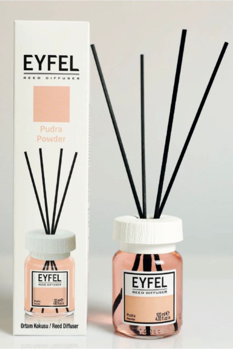 Eyfel Reed Diffuser, Powder Fragrance, 120 ml - Image 1