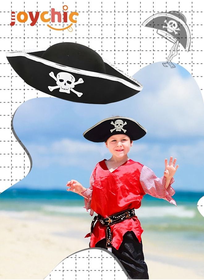 Joychic - Buccaneer Hat Halloween Party Pirate Caribbean Cap L - Image 1