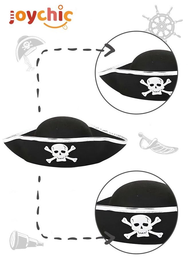 Joychic - Buccaneer Hat Halloween Party Pirate Caribbean Cap L - Image 1