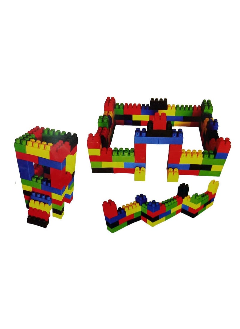 RBWTOYS - RBW Toys Jumbo Blocks Building Sets Colorful Interlocking Blocks Set in Puzzle Games,Jumbo Building Blocks Set includes 50 durable plastic blocks in 4 different colors RW-16645 - Image 1