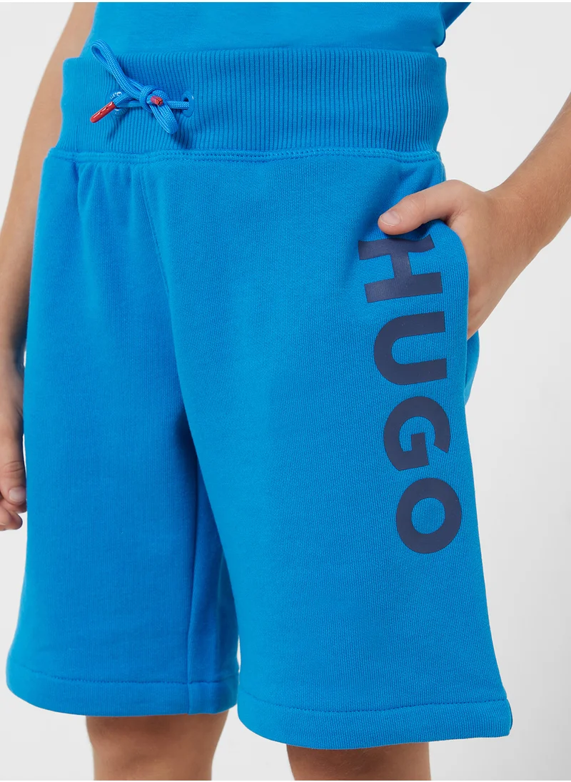 هوجو Kids Logo Shorts