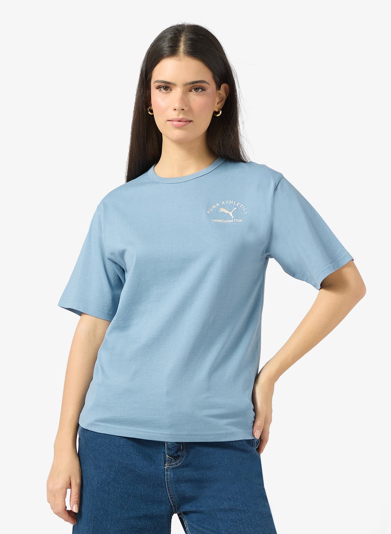 PUMA Class Relaxed Logo T-Shirt - Image 1