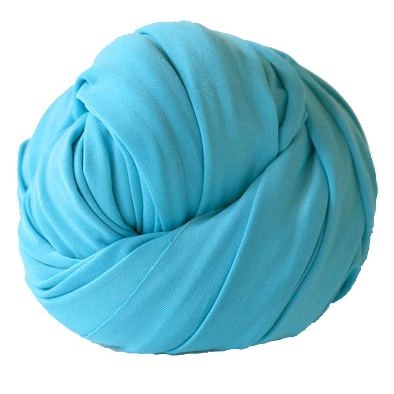 BabyMoon Baby Wrap Photography Props Stretch Without Wrinkle, Anti-Pilling, Breathable Blanket Swaddle Wrap | Azure Blue - Image 3