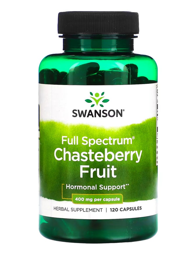 سوانسون ثمار كف مريم كاملة الطيف ، 400 ملجم ، 120 كبسولة