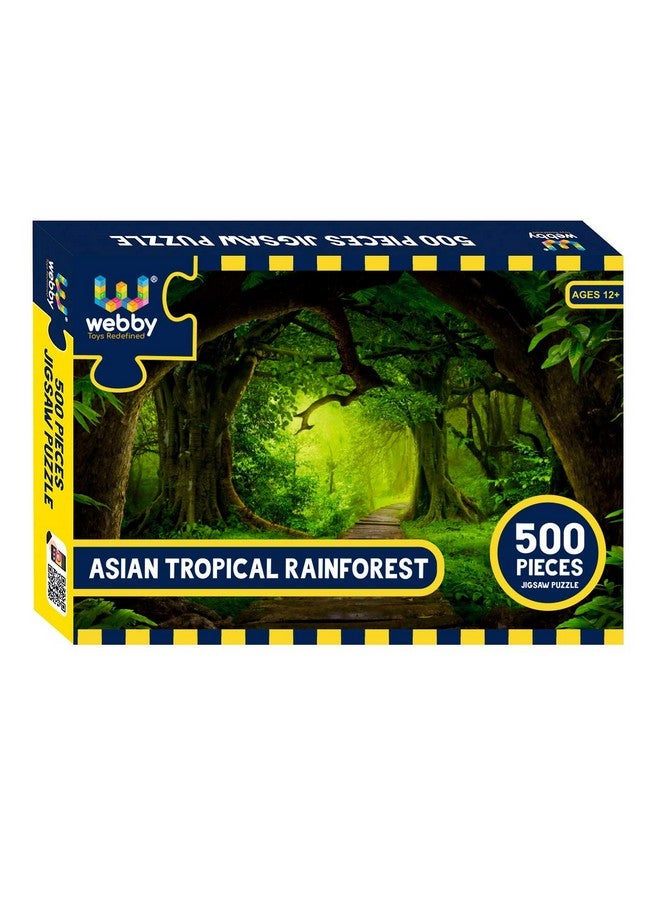 Webby Asian Tropical Rainforest Jigsaw Puzzle, 500 Pieces - Image 1