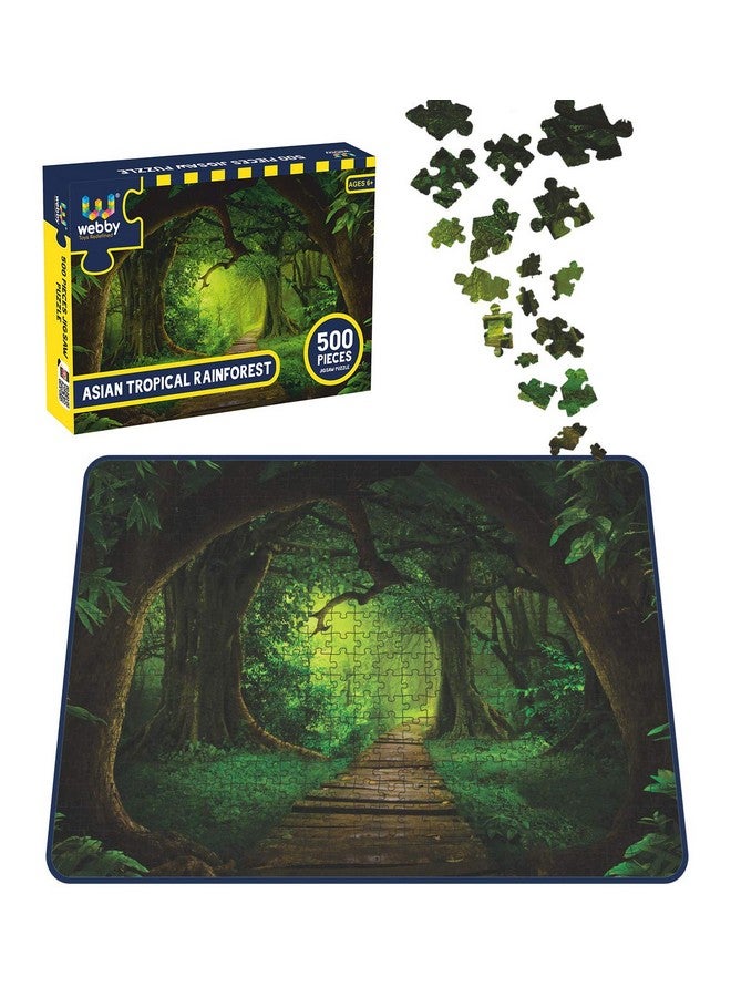 Webby Asian Tropical Rainforest Jigsaw Puzzle, 500 Pieces - Image 3