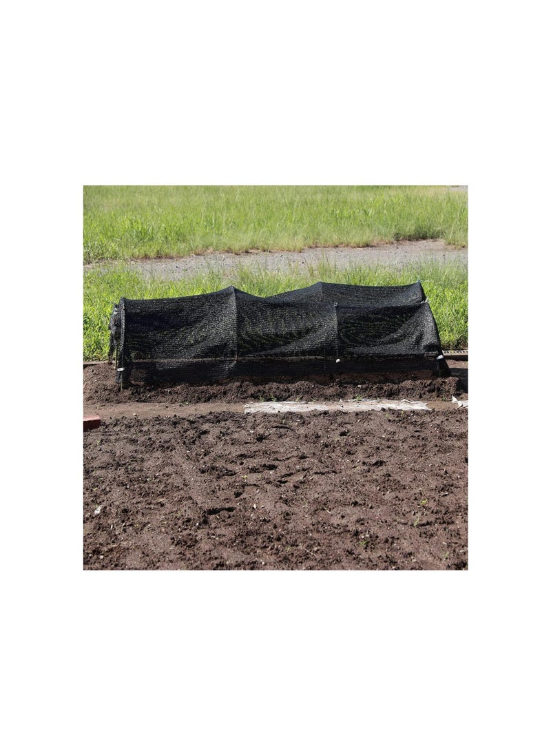 Generic - 40% Shade Cloth Sun Net, Sunblock Garden Shade Mesh Fabric for Garden Flower, Patio, Plant Cover, Greenhouse, 6x8ft, Black - Image 1