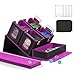 Solisifime Trading Card Storage Box with Commander Display for MTG TCG Sports Cards 5in1 Card Deck Box Holds 450 DoubleSleeved Cards 4 Individual Deck Cases with Covers Dice Tray Magnetic Holders - Image 3