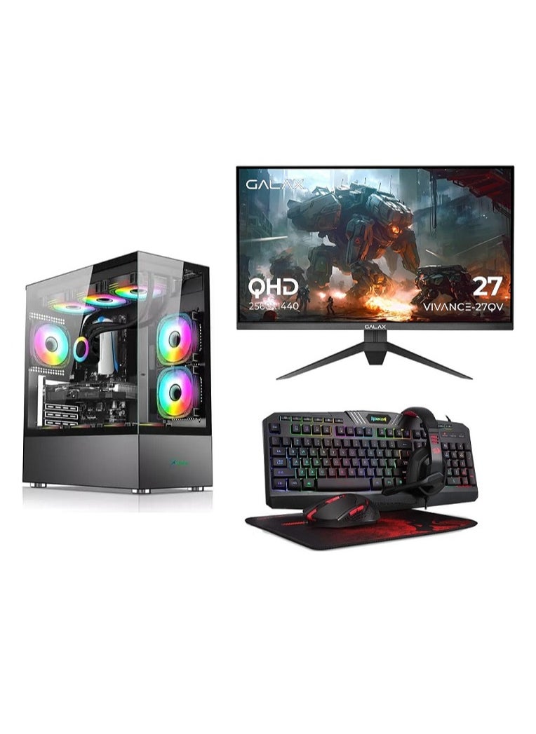 Intel CP BUDGET GAMING/WORKSTATION BUNDLE SET DESKTOP COMPUTER: Corei7 12700F | RTX 3060 12GB GRAPHICS | 16GB RAM | 1TB NVME +2TB HDD | Windows 11 | WIFI BT READY  - Image 1