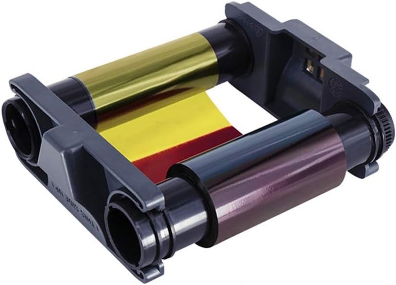 CBGR0100C شريط YMCKO كامل الألوان لطابعات البطاقات Evolis Badgy 100 و Badgy 200، 100 طبعة - Image 5