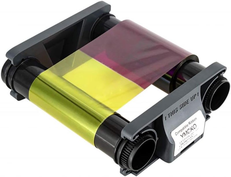 CBGR0100C شريط YMCKO كامل الألوان لطابعات البطاقات Evolis Badgy 100 و Badgy 200، 100 طبعة - Image 3