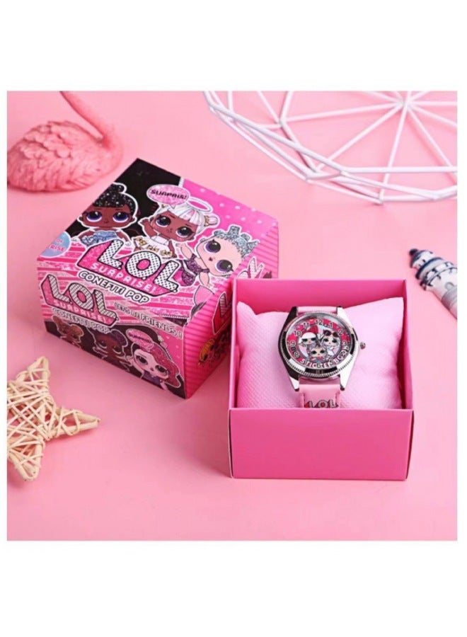 Frozen Children's Watch Boxed Box Watch Suit Cartoon Watch Suit With Gift Box Cartoon Watch-Color:Sophia-Specifications:Box  - Image 4