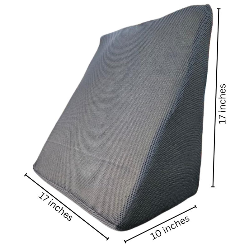 Sunkraft Back Support Wedge Pillow High Resilience Foam 17in x 17in x 10in  - Image 3